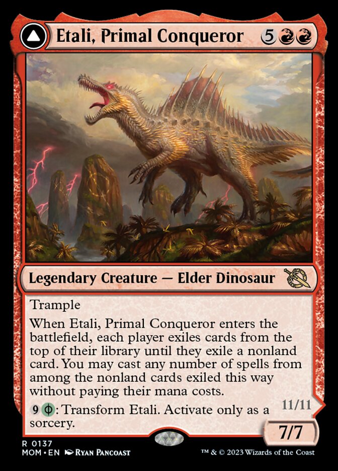 Etali, Primal Conqueror // Etali, Primal Sickness [March of the Machine] | The Gaming Verse