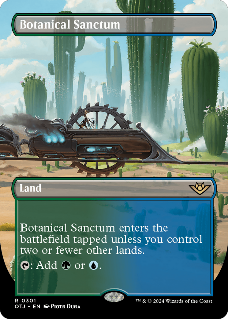 Botanical Sanctum (Borderless) [Outlaws of Thunder Junction] | The Gaming Verse