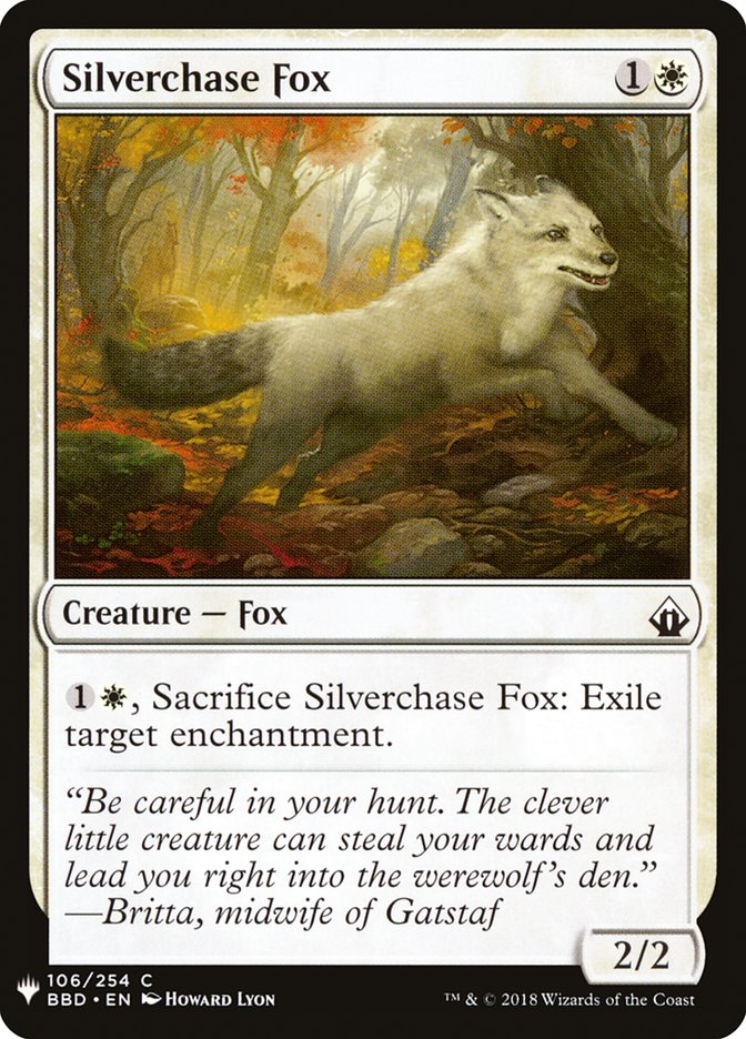 Silverchase Fox [Mystery Booster] | The Gaming Verse