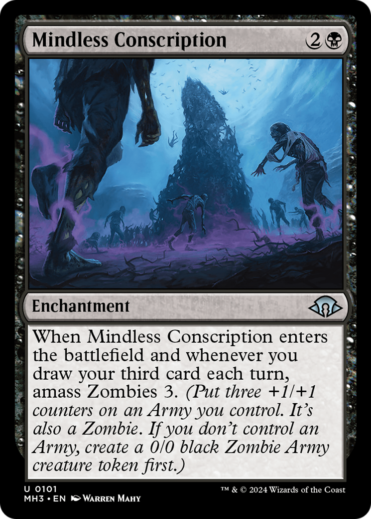 Mindless Conscription [Modern Horizons 3] | The Gaming Verse