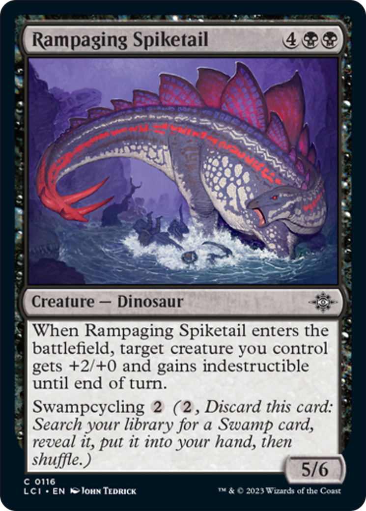 Rampaging Spiketail [The Lost Caverns of Ixalan] | The Gaming Verse