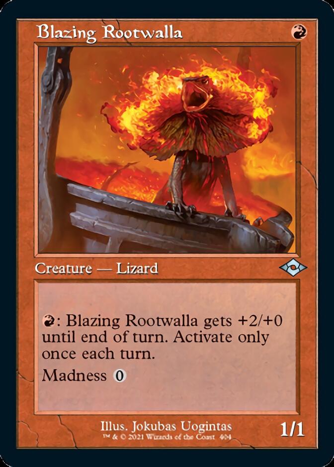 Blazing Rootwalla (Retro) [Modern Horizons 2] | The Gaming Verse