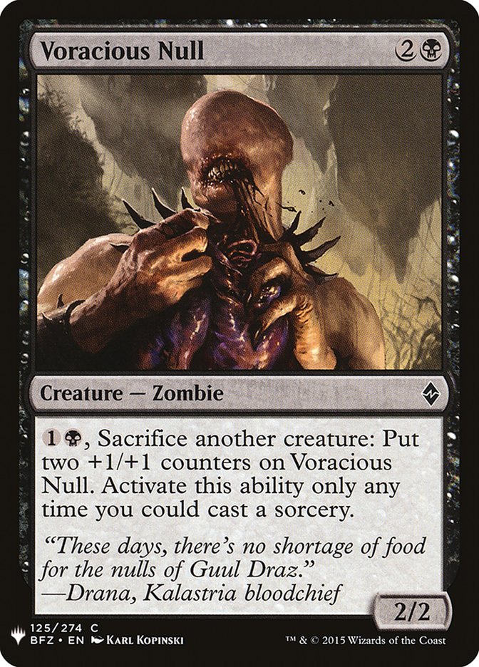 Voracious Null [Mystery Booster] | The Gaming Verse