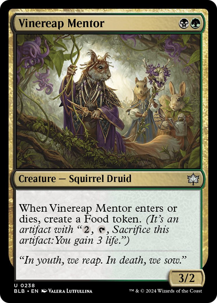 Vinereap Mentor [Bloomburrow] | The Gaming Verse