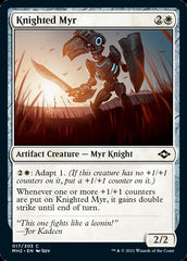 Knighted Myr [Modern Horizons 2] | The Gaming Verse