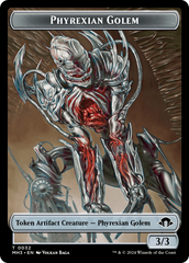 Eldrazi Spawn // Phyrexian Golem Double-Sided Token [Modern Horizons 3 Tokens] | The Gaming Verse