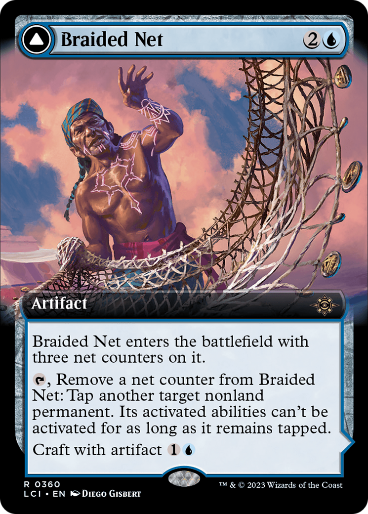 Braided Net // Braided Quipu (Extended Art) [The Lost Caverns of Ixalan] | The Gaming Verse