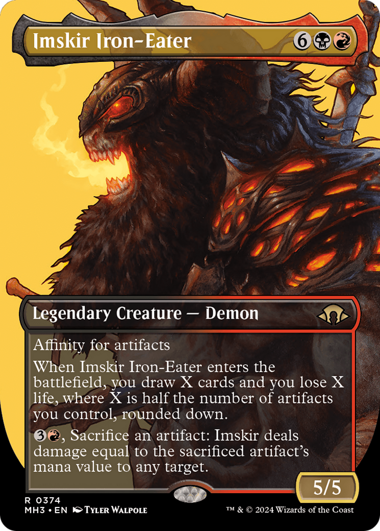 Imskir Iron-Eater (Borderless) [Modern Horizons 3] | The Gaming Verse