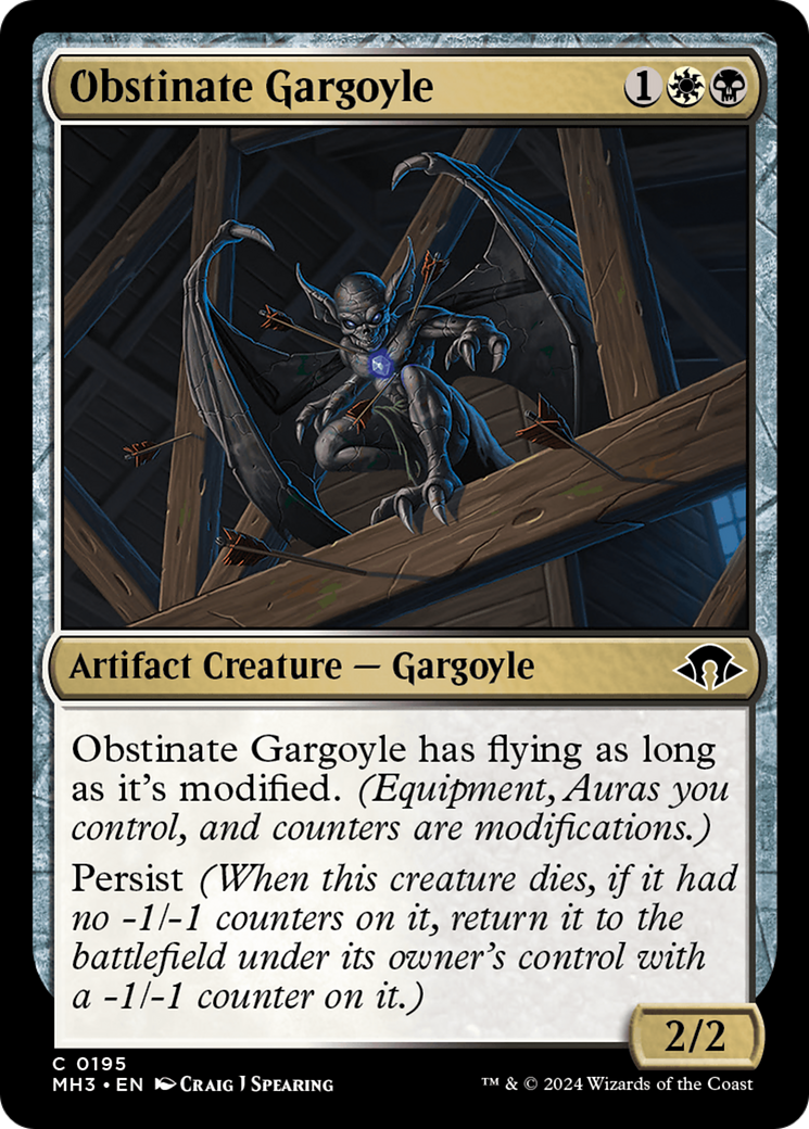 Obstinate Gargoyle [Modern Horizons 3] | The Gaming Verse