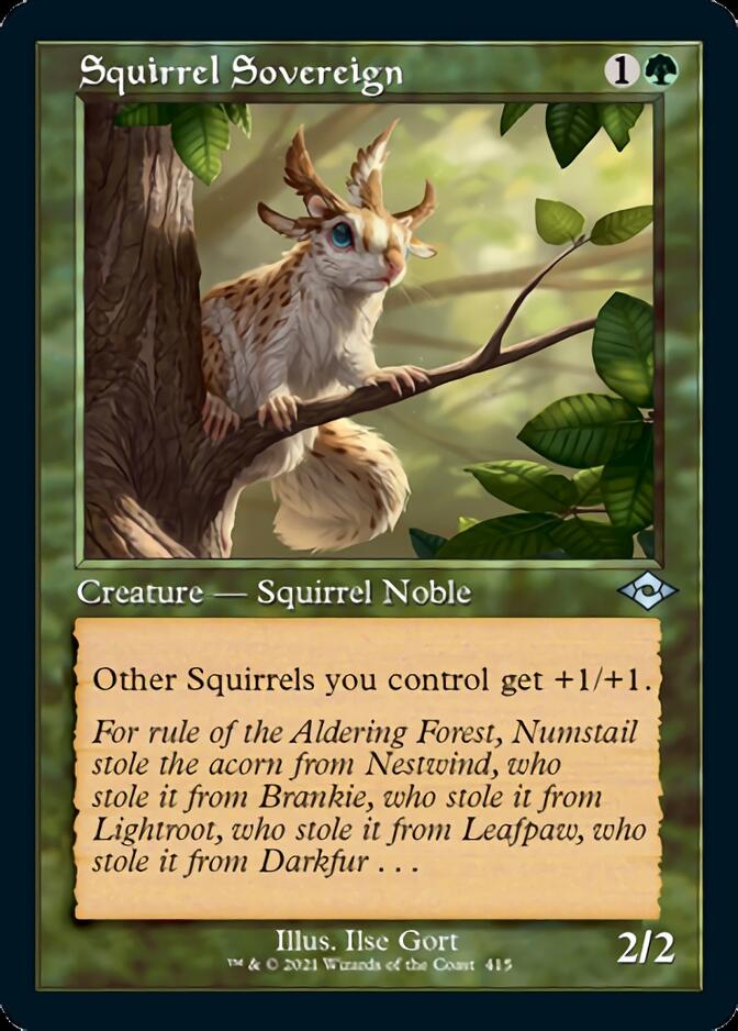 Squirrel Sovereign (Retro) [Modern Horizons 2] | The Gaming Verse