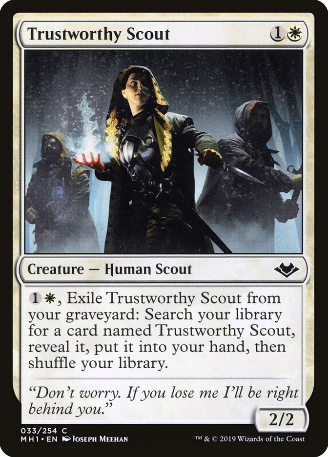 Trustworthy Scout [Modern Horizons] | The Gaming Verse