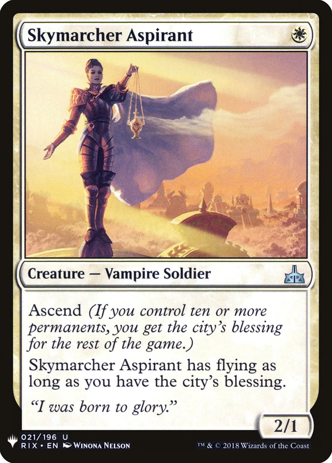 Skymarcher Aspirant [Mystery Booster] | The Gaming Verse