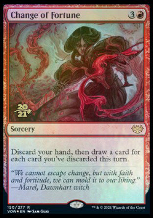 Change of Fortune [Innistrad: Crimson Vow Prerelease Promos] | The Gaming Verse