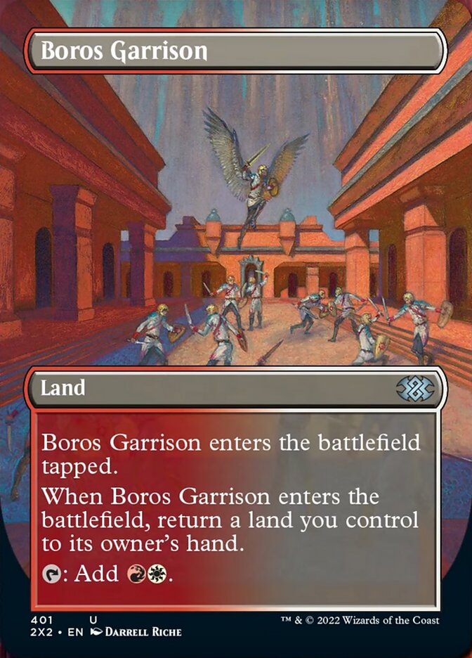 Boros Garrison (Borderless Alternate Art) [Double Masters 2022] | The Gaming Verse