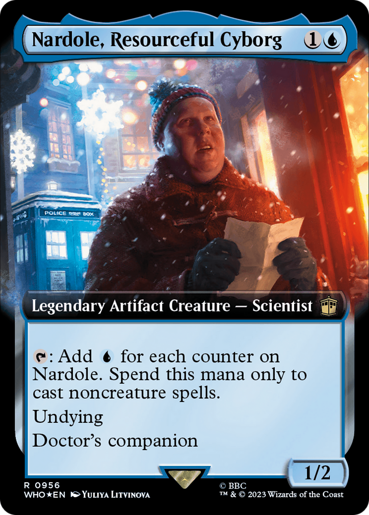 Nardole, Resourceful Cyborg (Extended Art) (Surge Foil) [Doctor Who] | The Gaming Verse