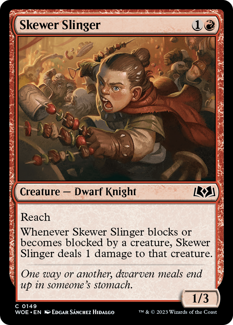 Skewer Slinger [Wilds of Eldraine] | The Gaming Verse