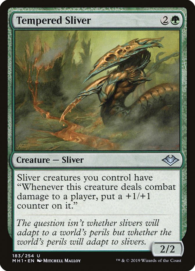 Tempered Sliver [Modern Horizons] | The Gaming Verse