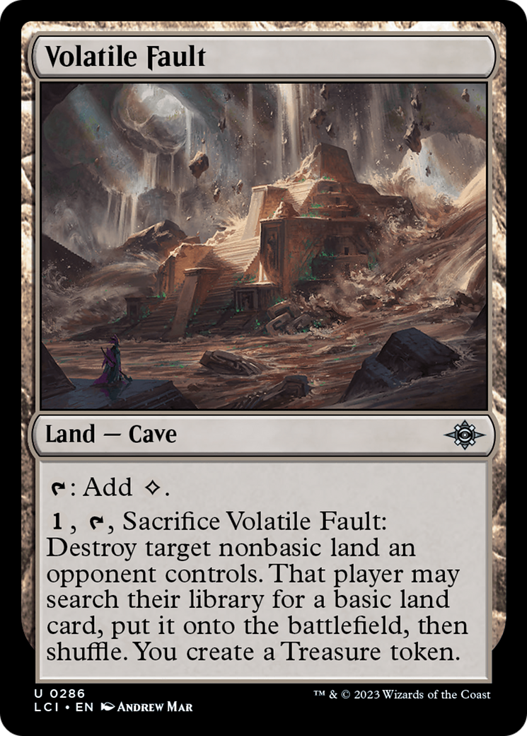 Volatile Fault [The Lost Caverns of Ixalan] | The Gaming Verse