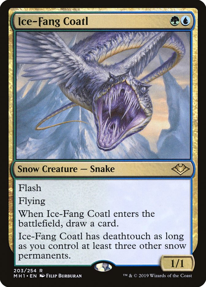 Ice-Fang Coatl [Modern Horizons] | The Gaming Verse