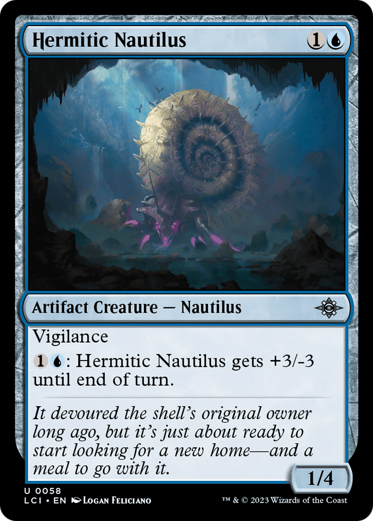 Hermitic Nautilus [The Lost Caverns of Ixalan] | The Gaming Verse