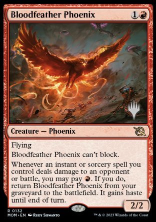 Bloodfeather Phoenix (Promo Pack) [March of the Machine Promos] | The Gaming Verse