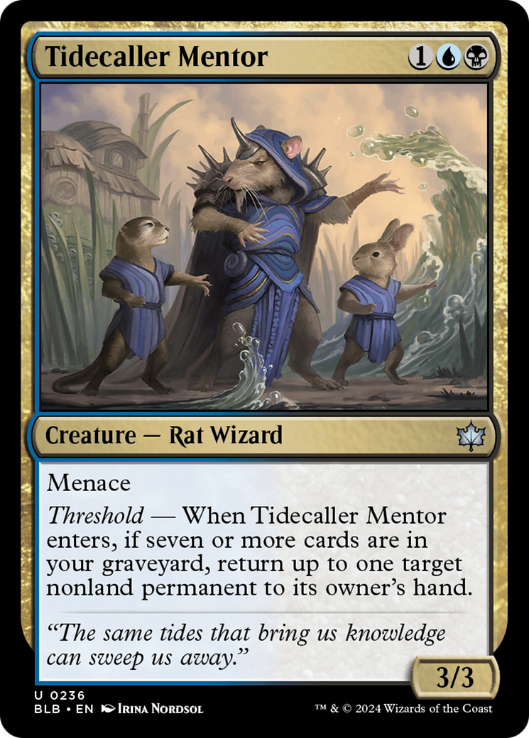 Tidecaller Mentor [Bloomburrow] | The Gaming Verse