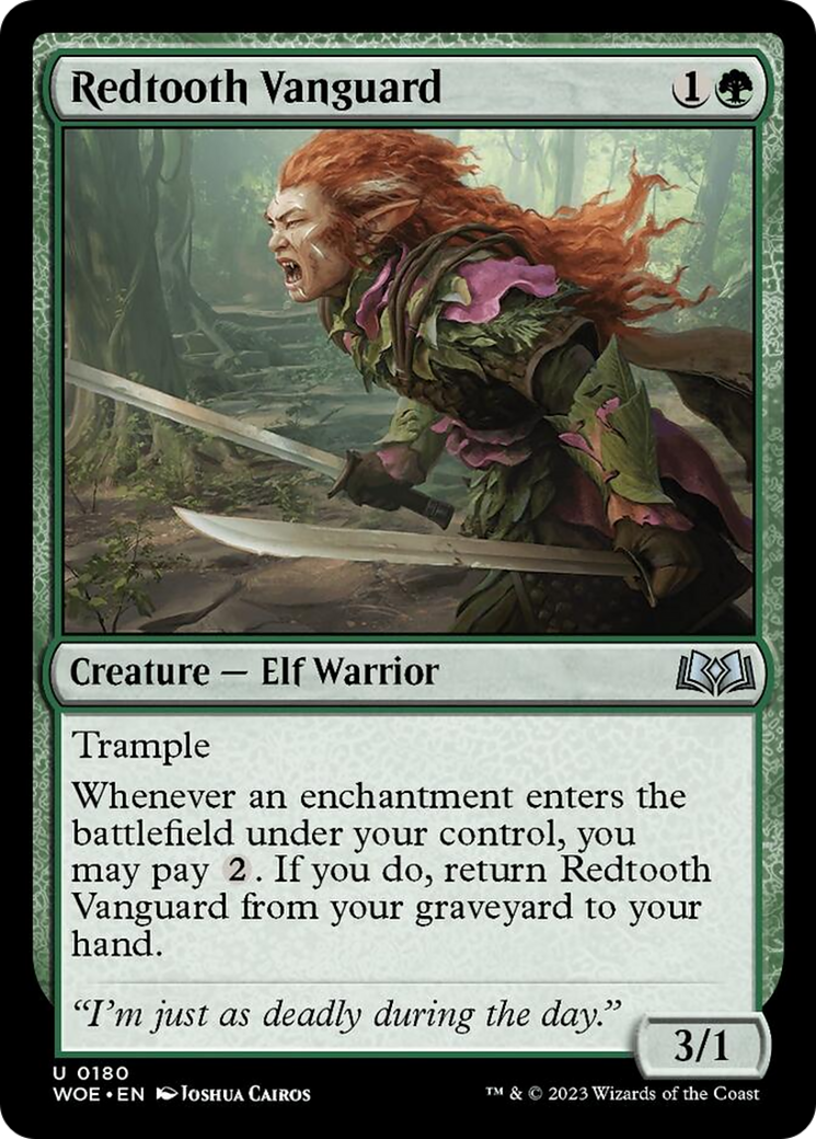 Redtooth Vanguard [Wilds of Eldraine] | The Gaming Verse