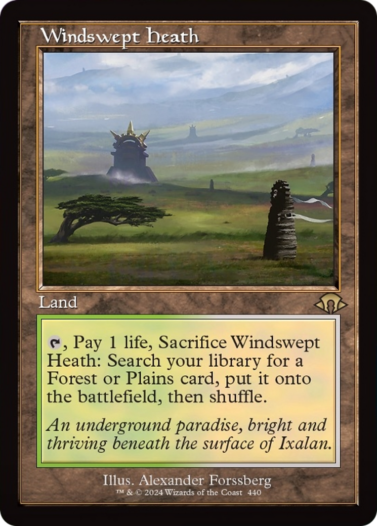 Windswept Heath (Retro) [Modern Horizons 3] | The Gaming Verse