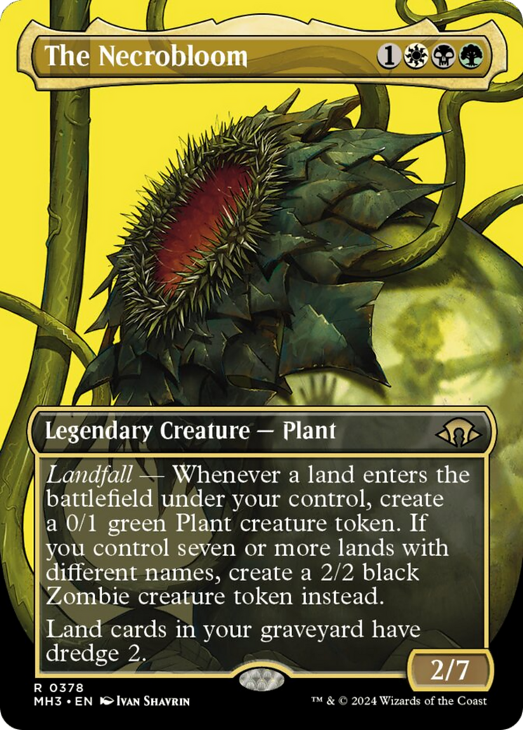 The Necrobloom (Borderless) [Modern Horizons 3] | The Gaming Verse