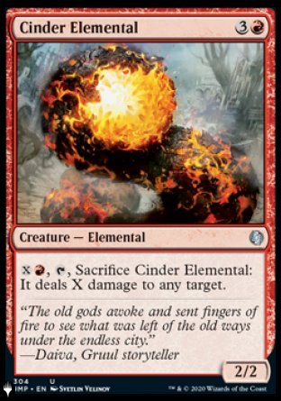 Cinder Elemental [The List] | The Gaming Verse