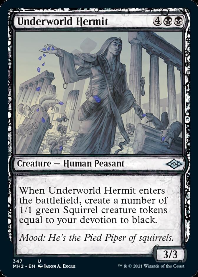 Underworld Hermit (Sketch) [Modern Horizons 2] | The Gaming Verse