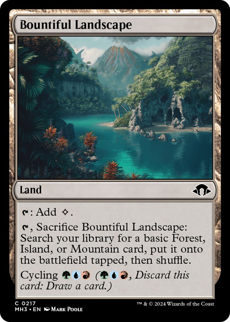 Bountiful Landscape [Modern Horizons 3] | The Gaming Verse