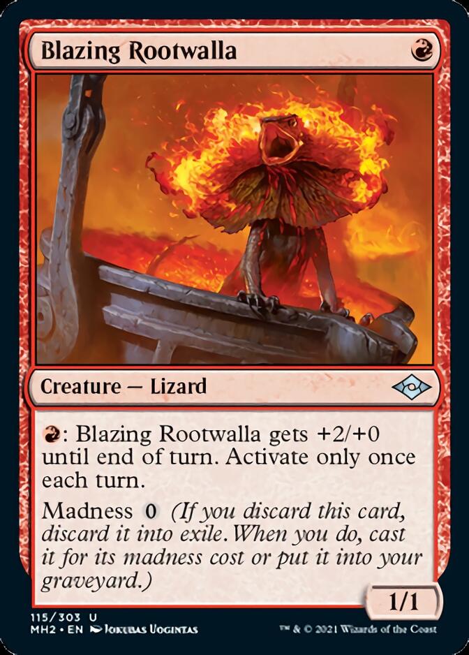 Blazing Rootwalla [Modern Horizons 2] | The Gaming Verse