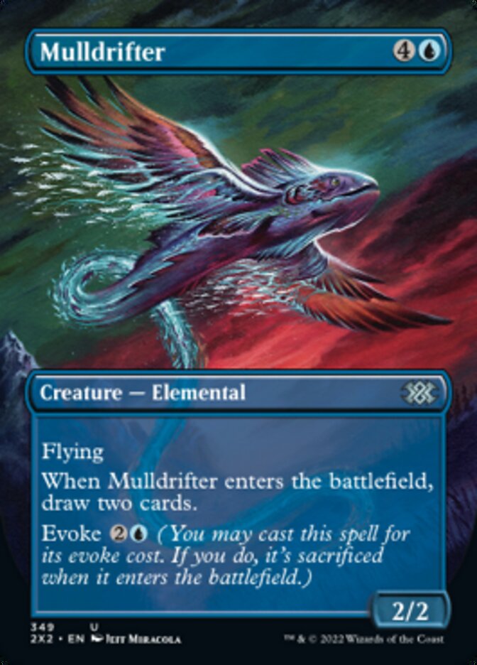 Mulldrifter (Borderless Alternate Art) [Double Masters 2022] | The Gaming Verse