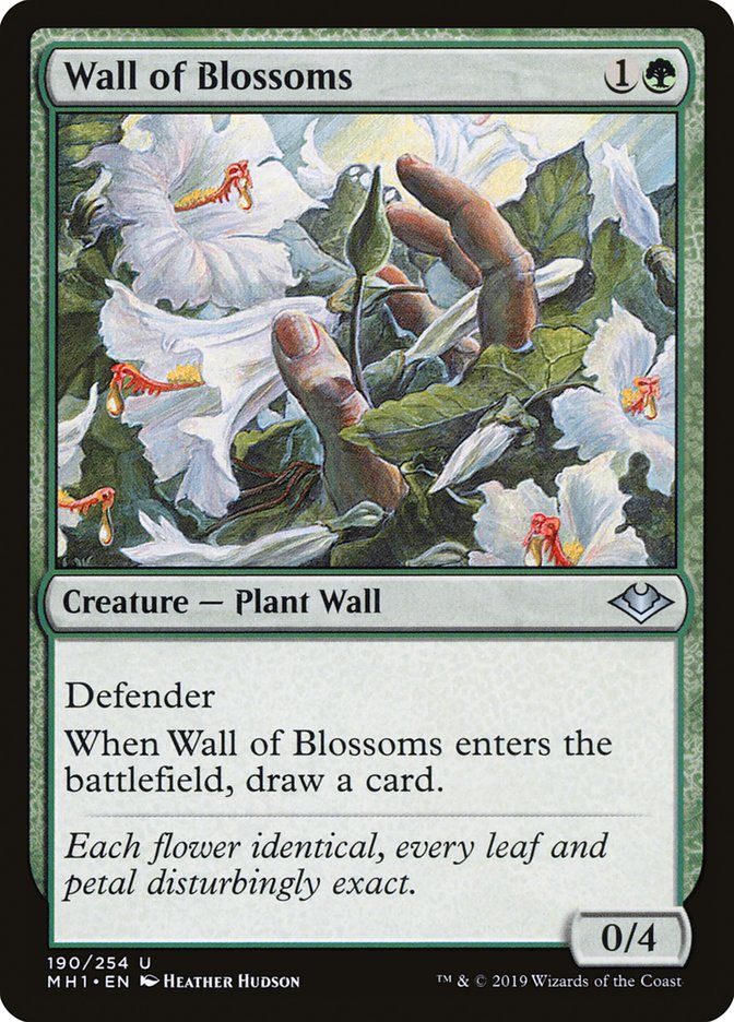 Wall of Blossoms [Modern Horizons] | The Gaming Verse