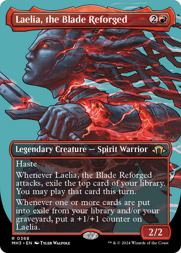 Laelia, the Blade Reforged (Borderless) [Modern Horizons 3] | The Gaming Verse