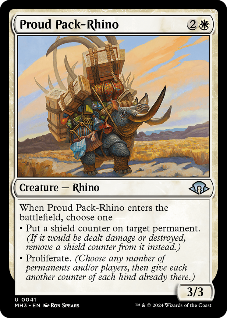 Proud Pack-Rhino [Modern Horizons 3] | The Gaming Verse