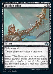 Sudden Edict (Sketch) [Modern Horizons 2] | The Gaming Verse