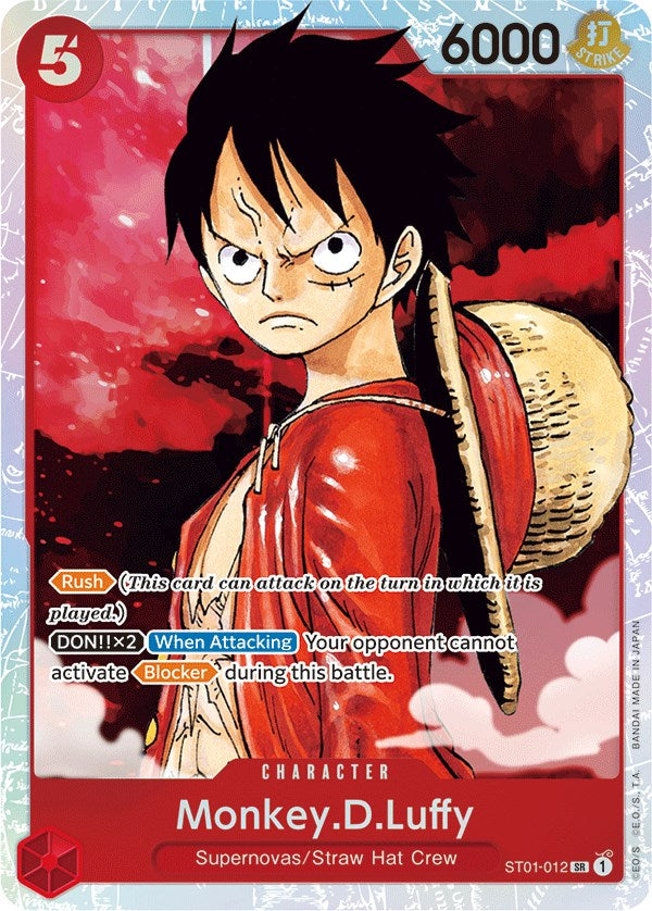 Monkey.D.Luffy (012) [Starter Deck: Straw Hat Crew] | The Gaming Verse