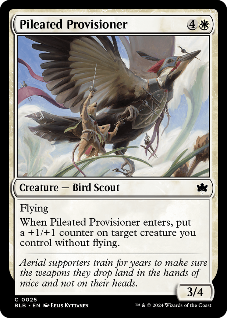 Pileated Provisioner [Bloomburrow] | The Gaming Verse