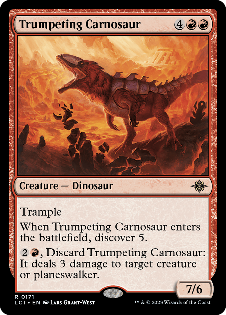 Trumpeting Carnosaur [The Lost Caverns of Ixalan] | The Gaming Verse