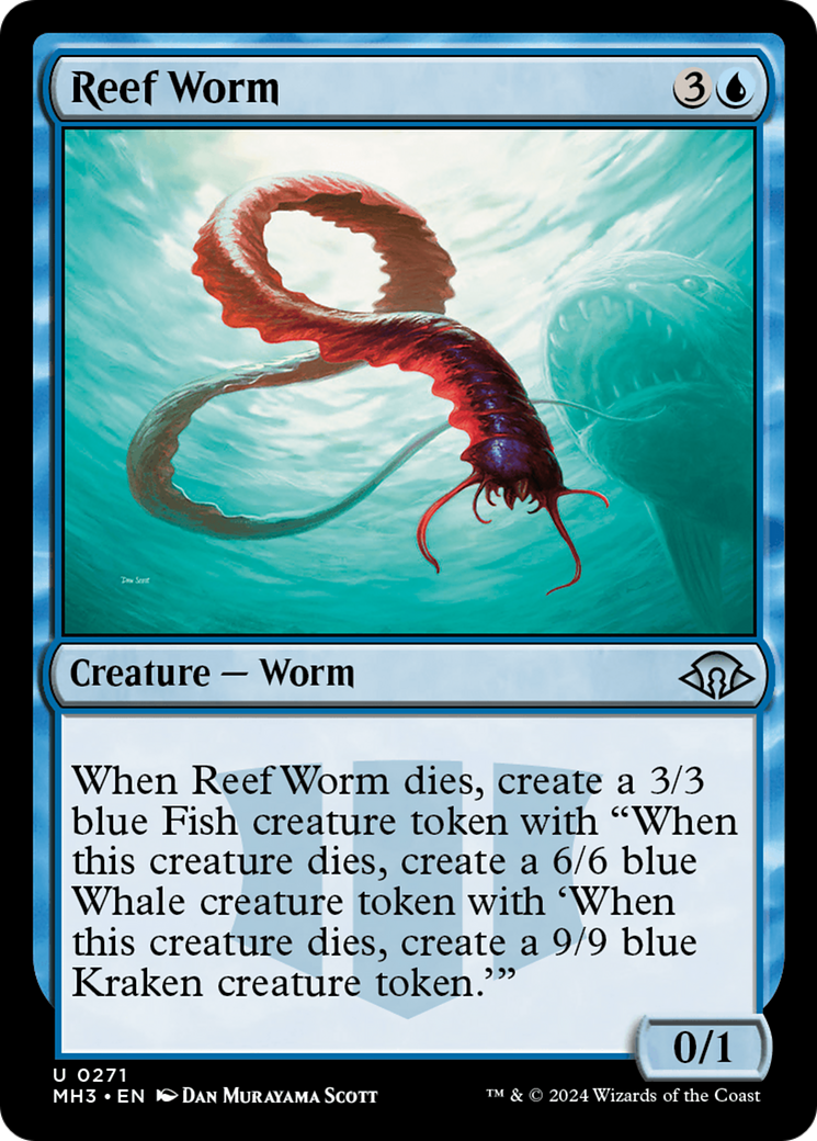 Reef Worm [Modern Horizons 3] | The Gaming Verse