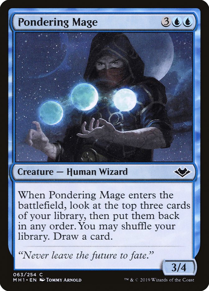 Pondering Mage [Modern Horizons] | The Gaming Verse