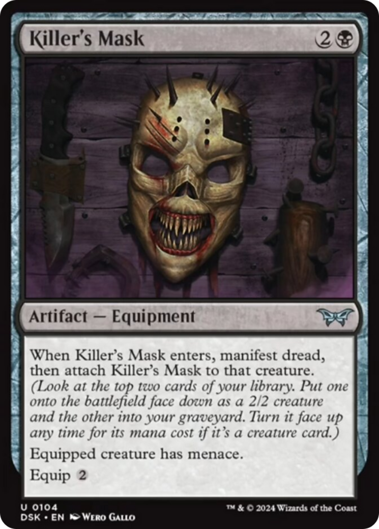 Killer's Mask [Duskmourn: House of Horror] | The Gaming Verse