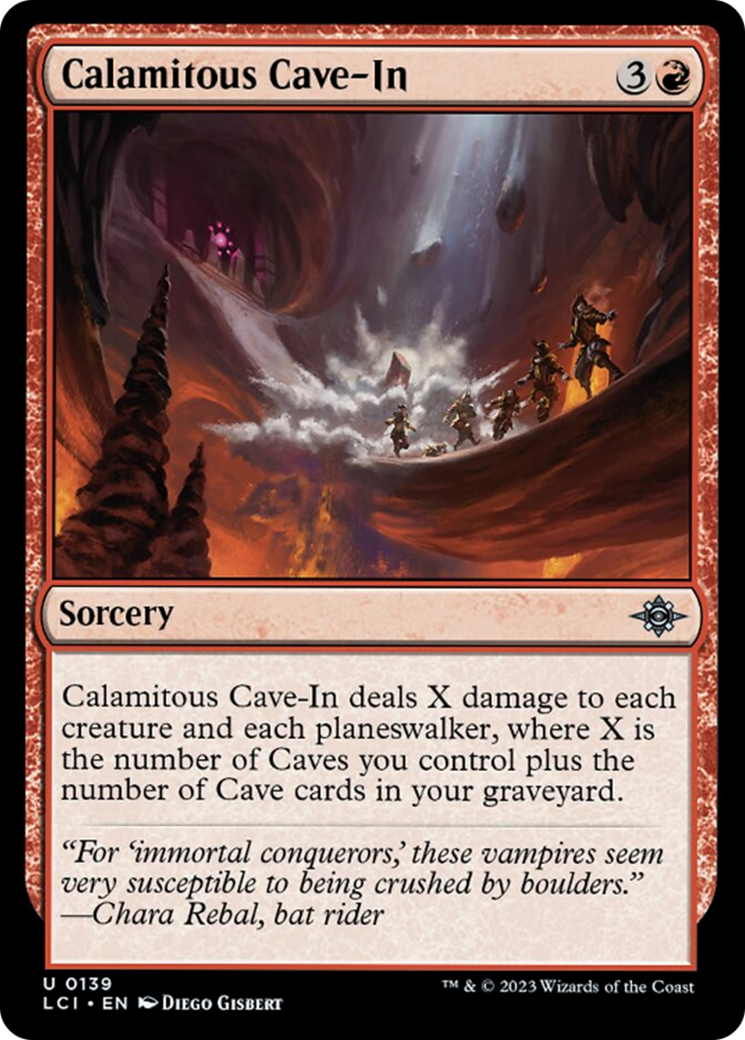 Calamitous Cave-In [The Lost Caverns of Ixalan] | The Gaming Verse