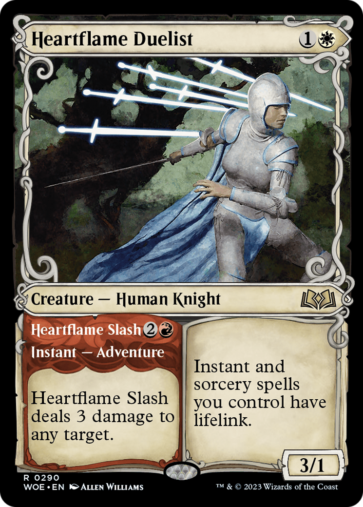 Heartflame Duelist // Heartflame Slash (Showcase) [Wilds of Eldraine] | The Gaming Verse