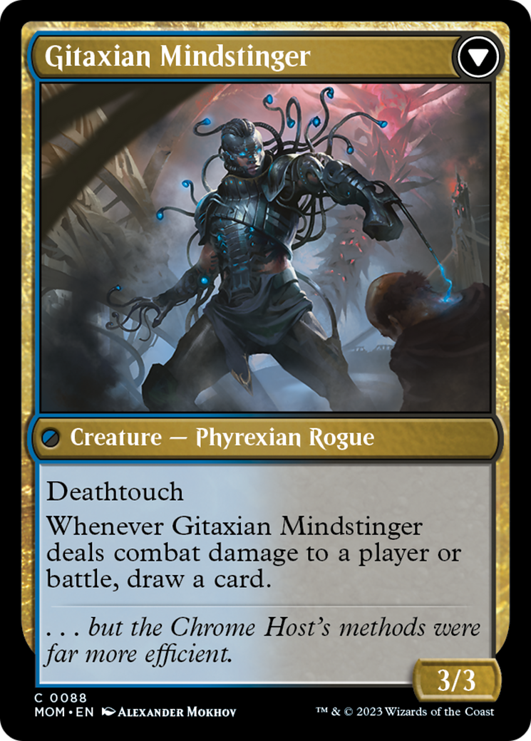 Aetherblade Agent // Gitaxian Mindstinger [March of the Machine] | The Gaming Verse