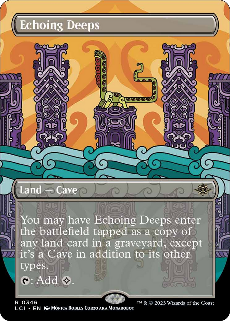 Echoing Deeps (Borderless) [The Lost Caverns of Ixalan] | The Gaming Verse