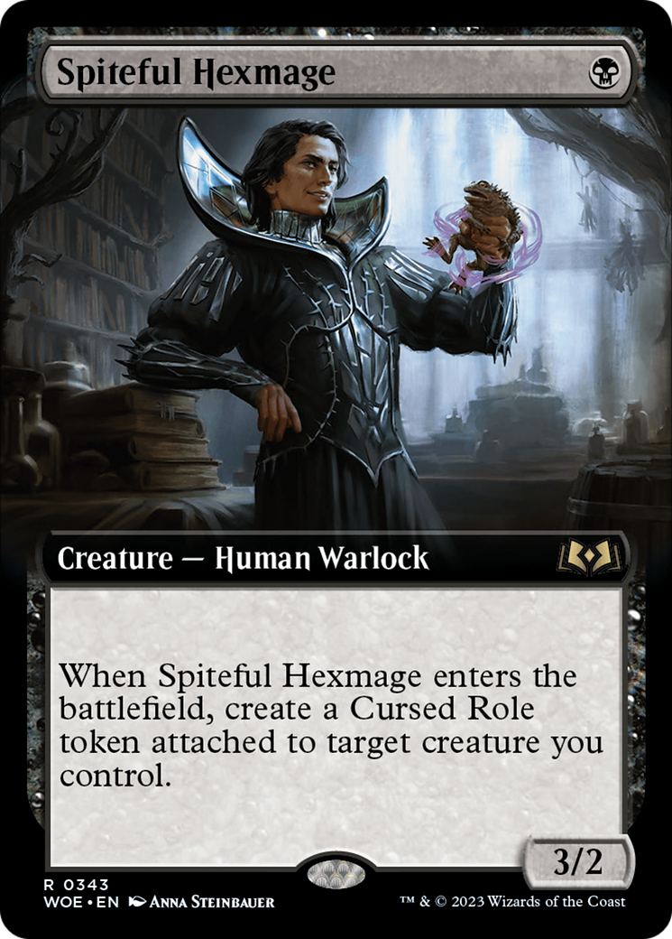 Spiteful Hexmage (Extended Art) [Wilds of Eldraine] | The Gaming Verse