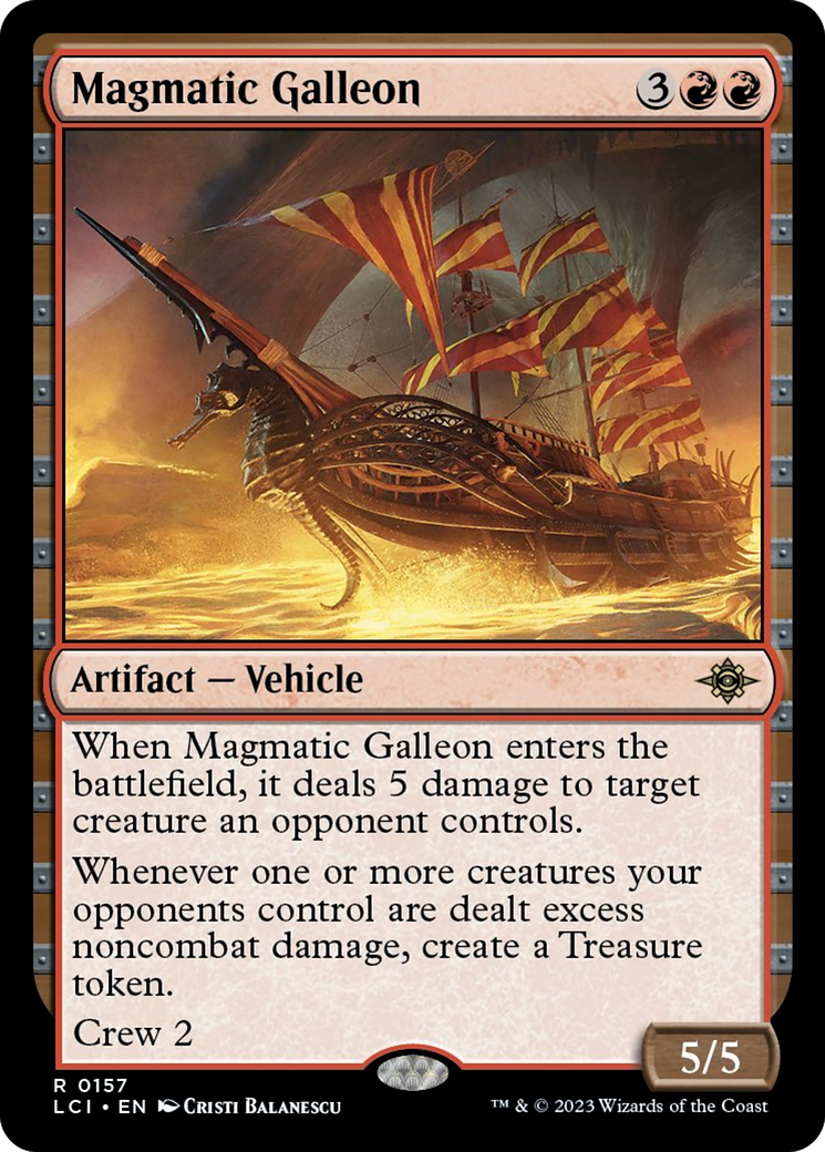 Magmatic Galleon [The Lost Caverns of Ixalan] | The Gaming Verse